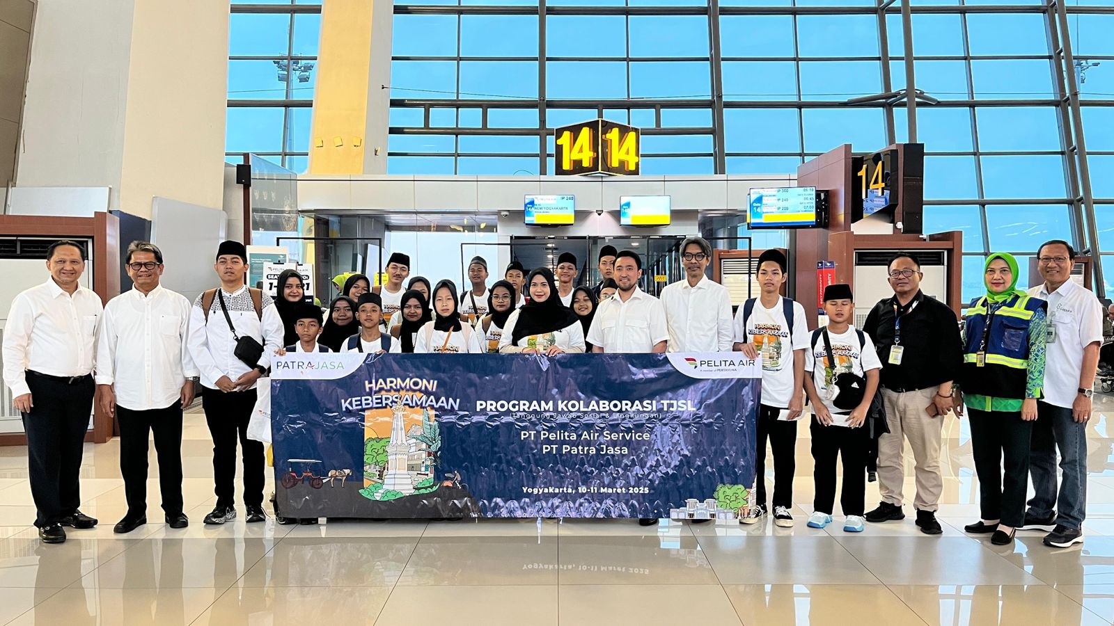 Naik Pelita Air dan Menginap di Patra Malioboro Hotel, Anak-anak Panti Asuhan Liburan Nyaman di Jogja