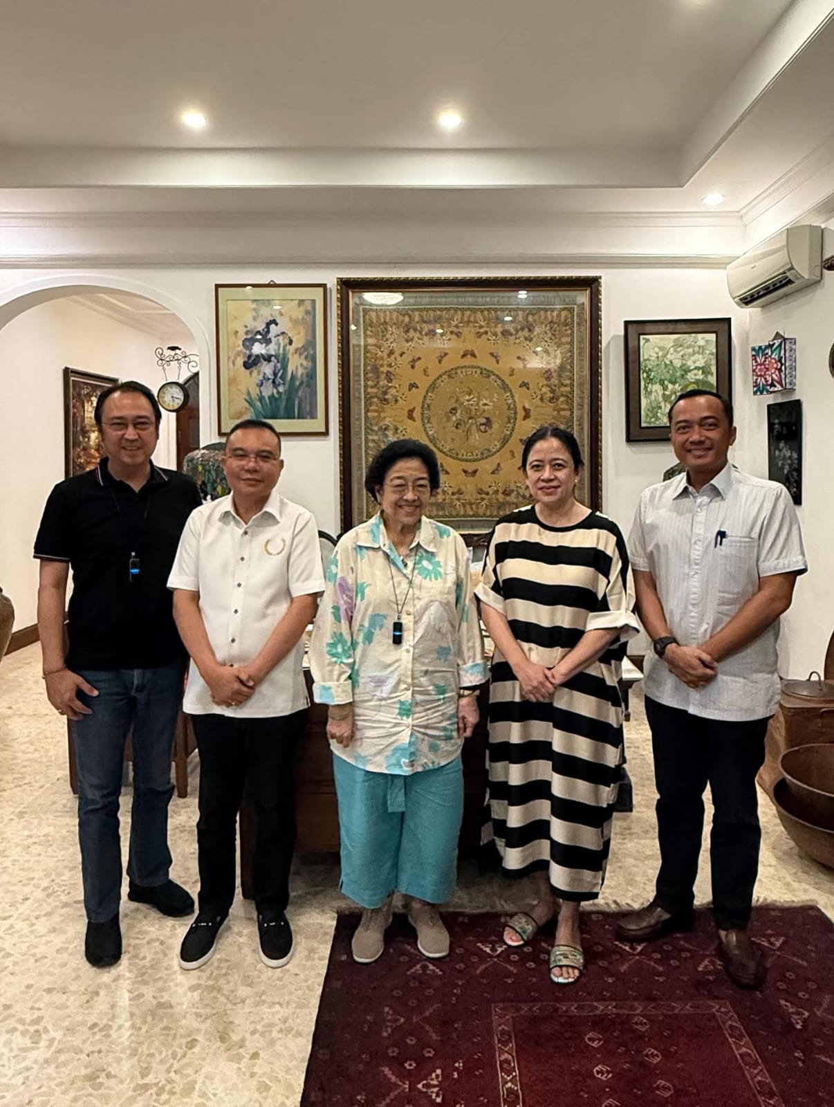 Prabowo Beri Amnesti kepada Hasto, Dasco dan Mensesneg Sambangi Megawati