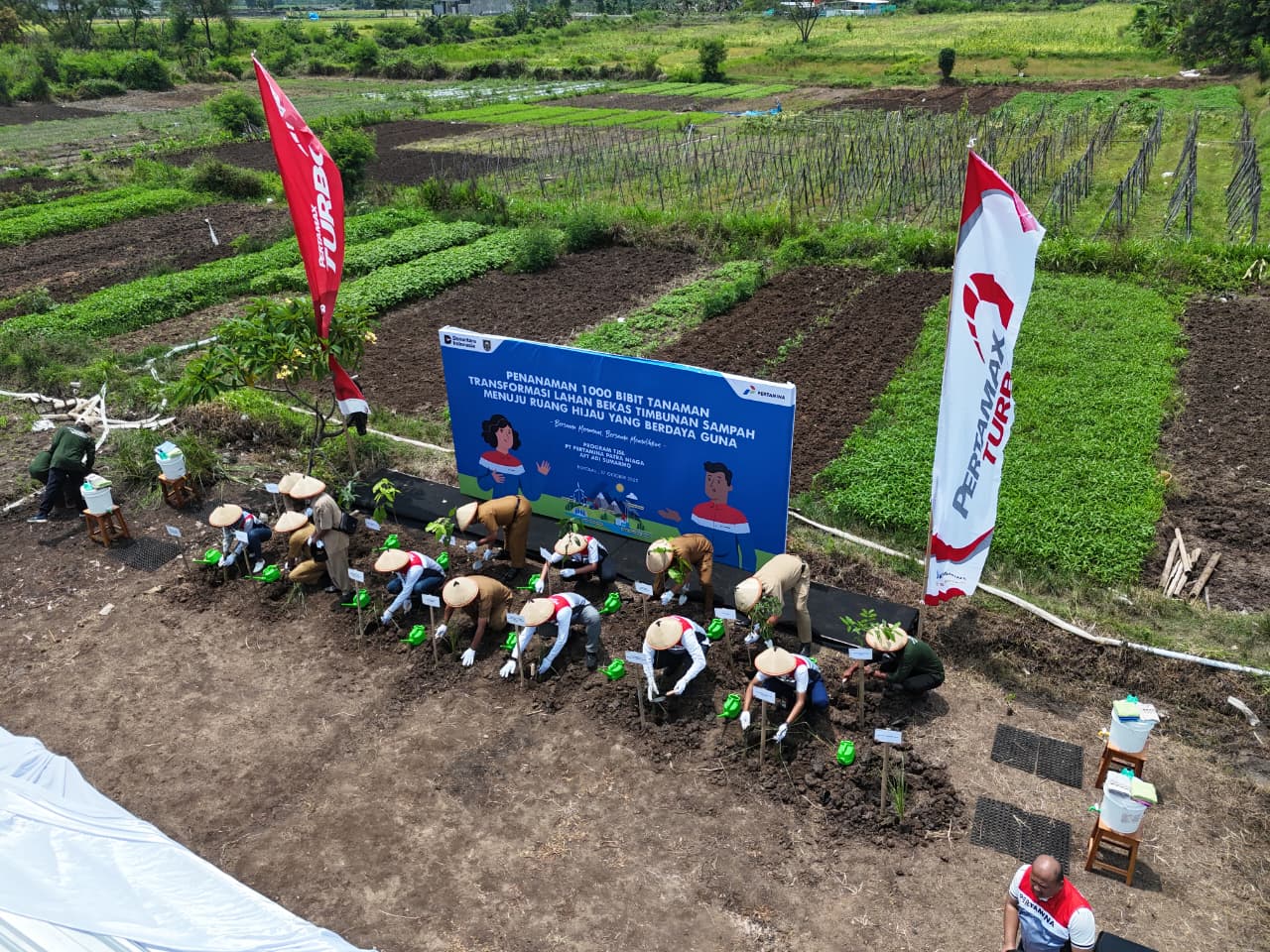 Inovasi di Tengah Kemarau, Pertamina Tanam Harapan Bersama Petani Desa Sobokerto