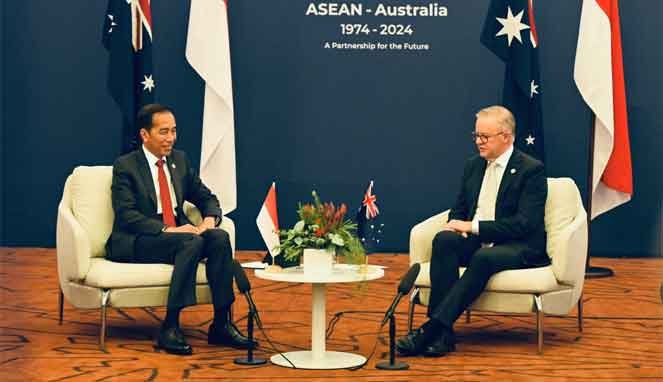 Presiden Jokowi Memperkuat Kerja Sama Bilateral kepada PM Australia