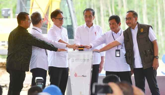 Presiden Jokowi Groundbreaking Kantor BPJS Kesehatan di IKN