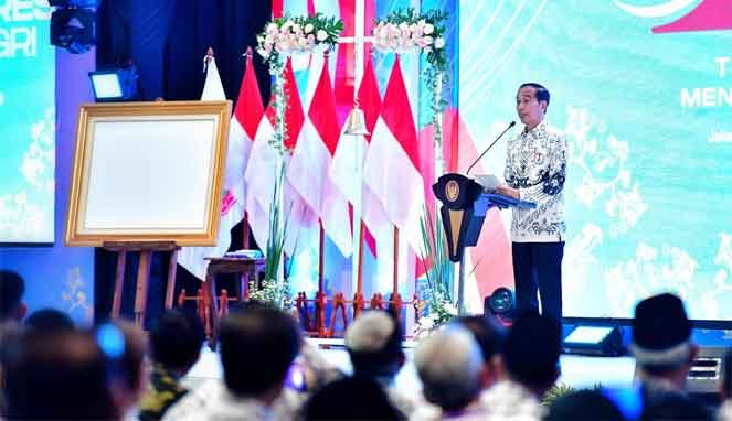 Presiden Jokowi Buka Kongres XXIII PGRI